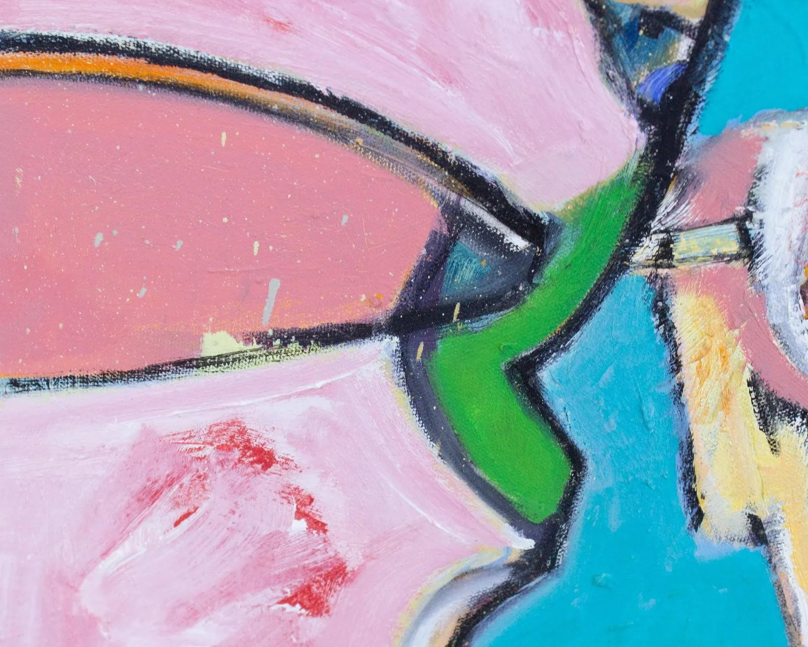 Abstract Oil on Canvas Abstract Painting by James L. Bruch - 4
