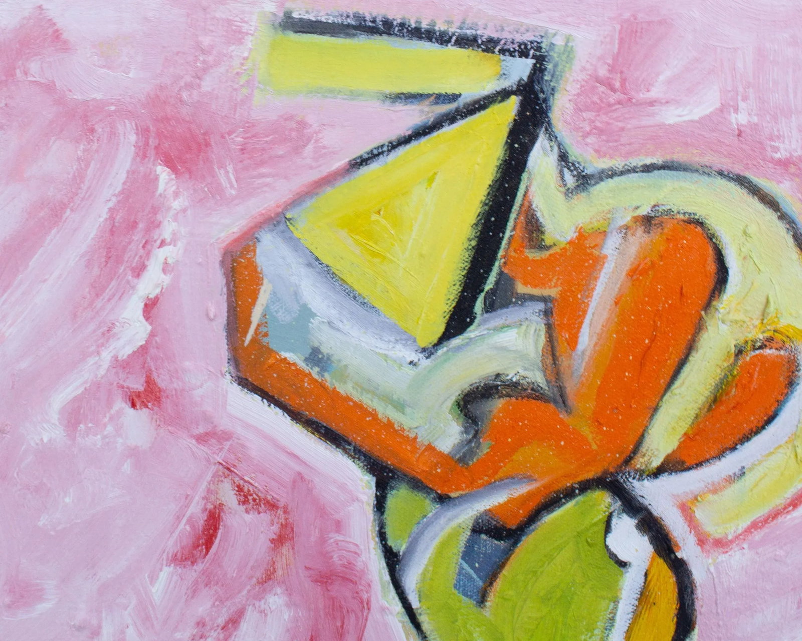 Abstract Oil on Canvas Abstract Painting by James L. Bruch - 6
