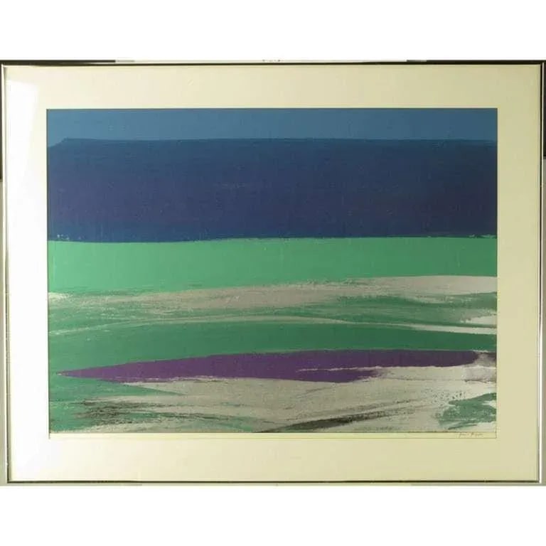 Joseph Gruppe Abstract Screen Monoprint - 2