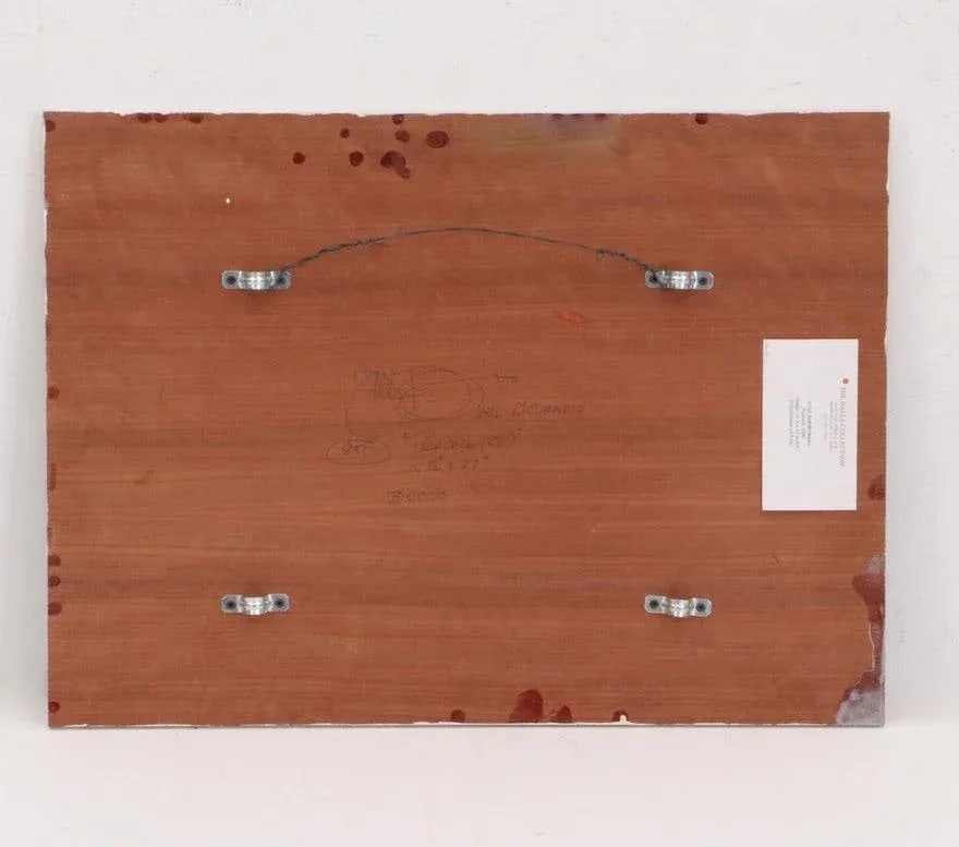 Joel d'Orazio Polyurethane on Mahogany Board Titled "Peacock" - 6