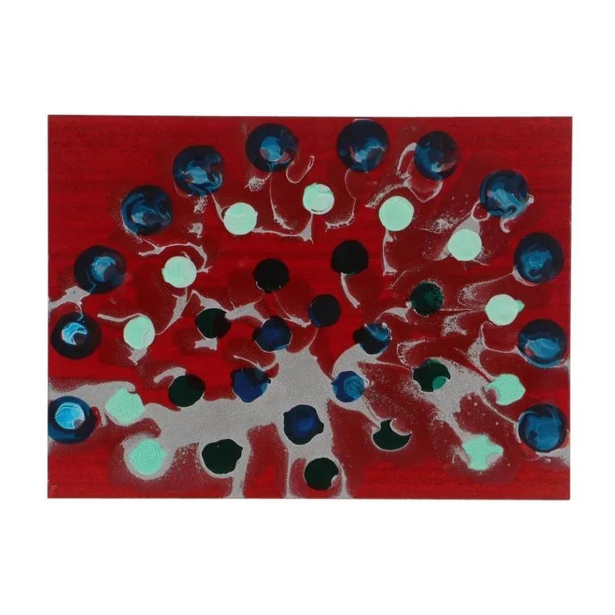 Joel d'Orazio Polyurethane on Mahogany Board Titled "Peacock" - 8