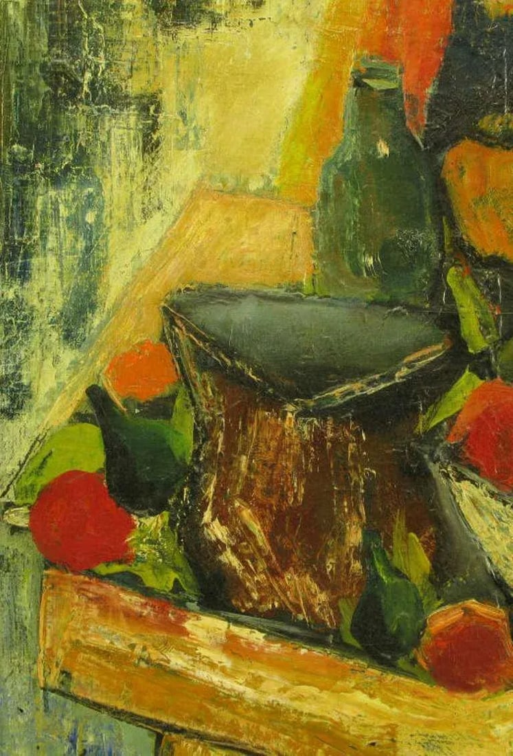 Henri d'Anty Abstract Still Life Oil on Canvas - 3