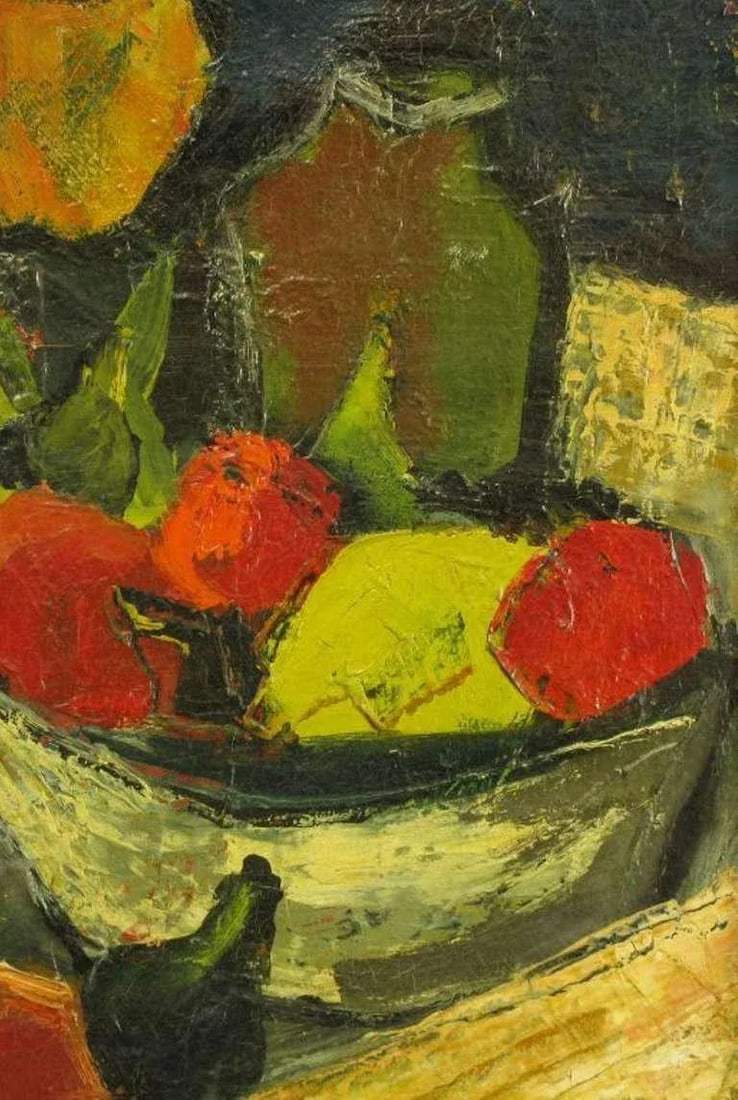 Henri d'Anty Abstract Still Life Oil on Canvas - 4