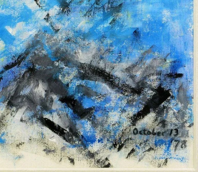 Intense Primary Color Abstract Acrylic on Canvas - 3
