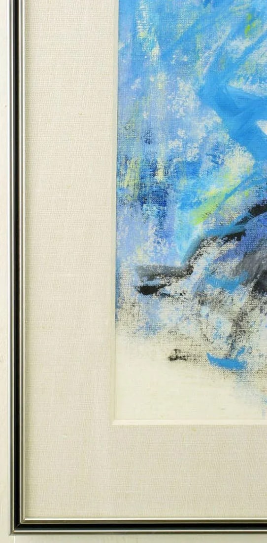 Intense Primary Color Abstract Acrylic on Canvas - 5