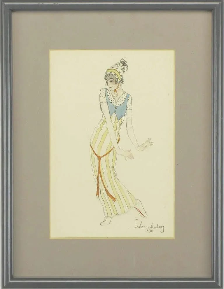 Set Three Walter Schnackenberg "Ballet Und Pantomime" Tinted Prints - 2