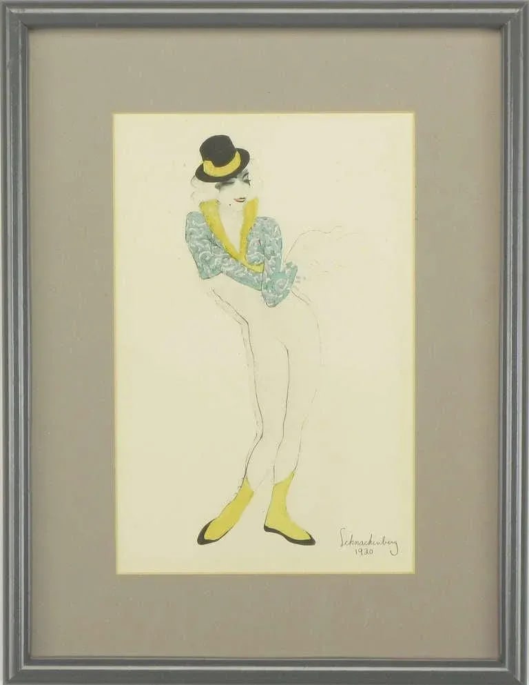 Set Three Walter Schnackenberg "Ballet Und Pantomime" Tinted Prints - 3