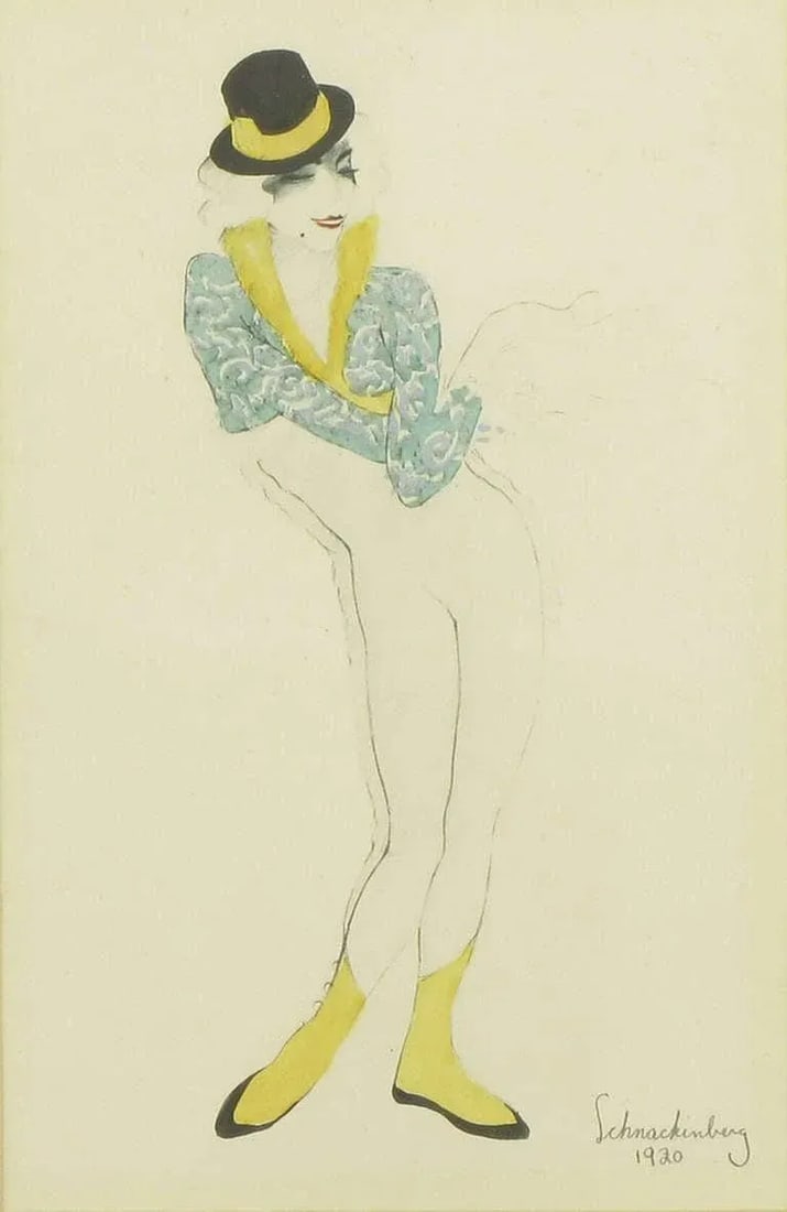 Set Three Walter Schnackenberg "Ballet Und Pantomime" Tinted Prints - 6