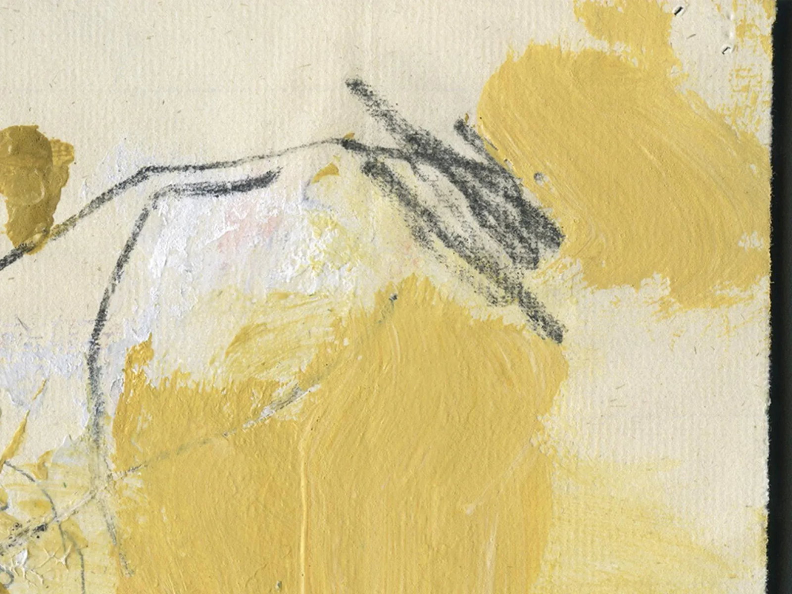 "Wd2758 (Mona)" Abstract Work on Paper by M. P. Landis - Warehouse Drawing Series - 5