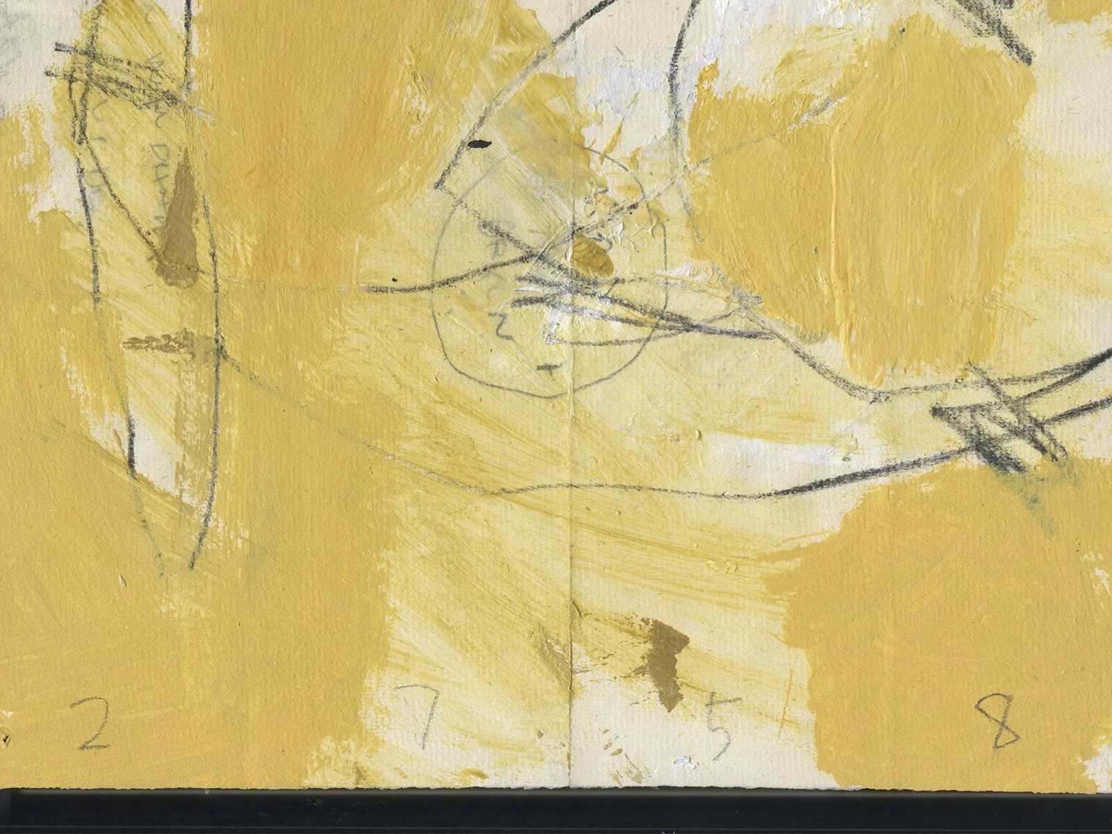 "Wd2758 (Mona)" Abstract Work on Paper by M. P. Landis - Warehouse Drawing Series - 6