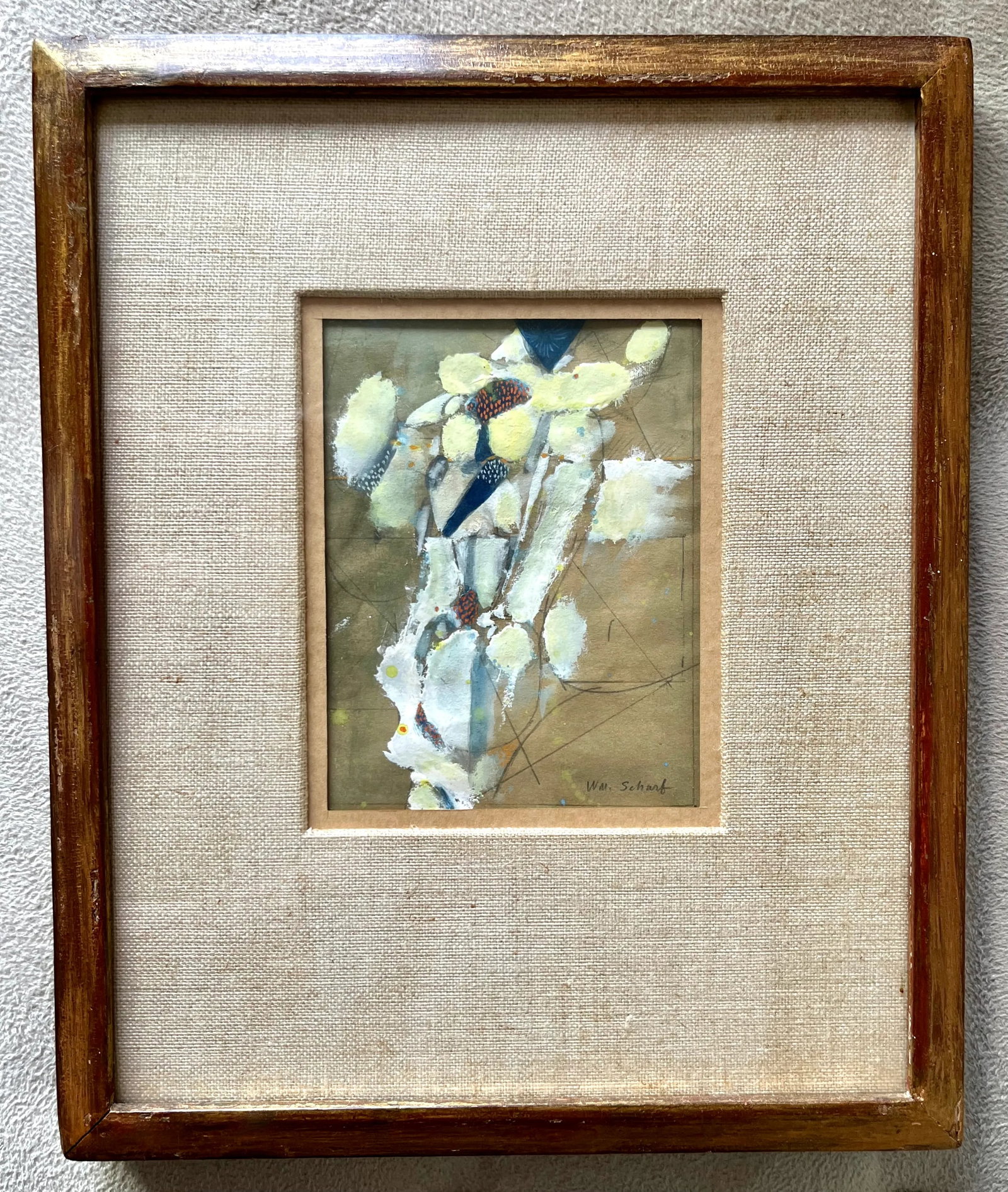 1950's Abstract Gouache-William Scharf-New York School - 2