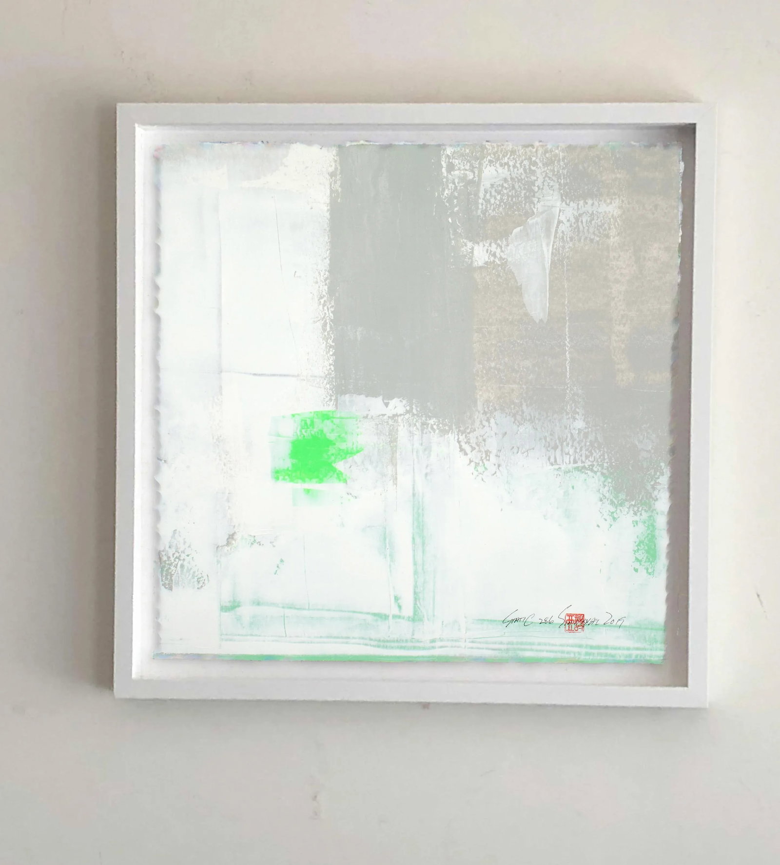Abstract Expressionist Painting, Static 286 - 2