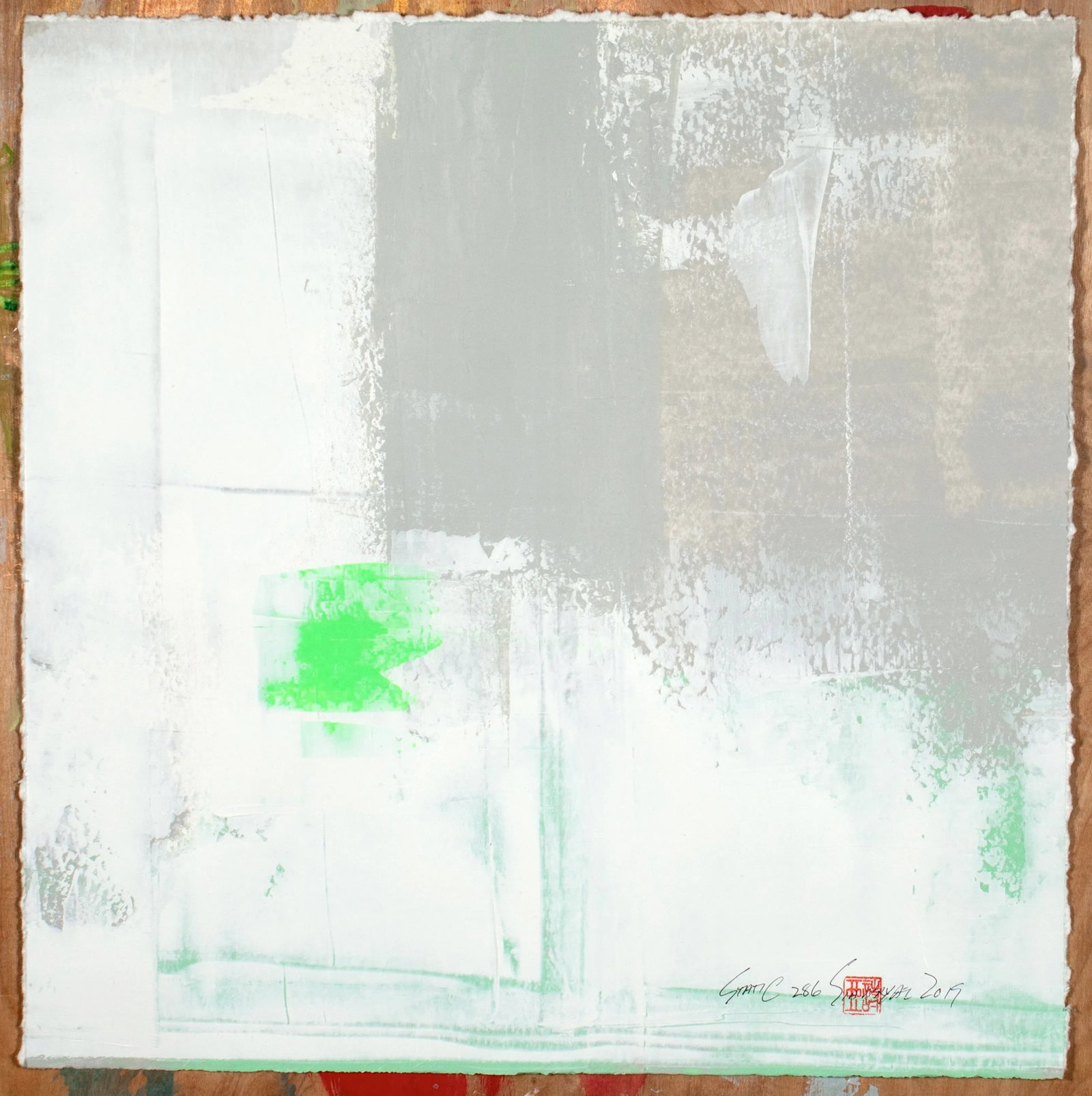 Abstract Expressionist Painting, Static 286 - 5