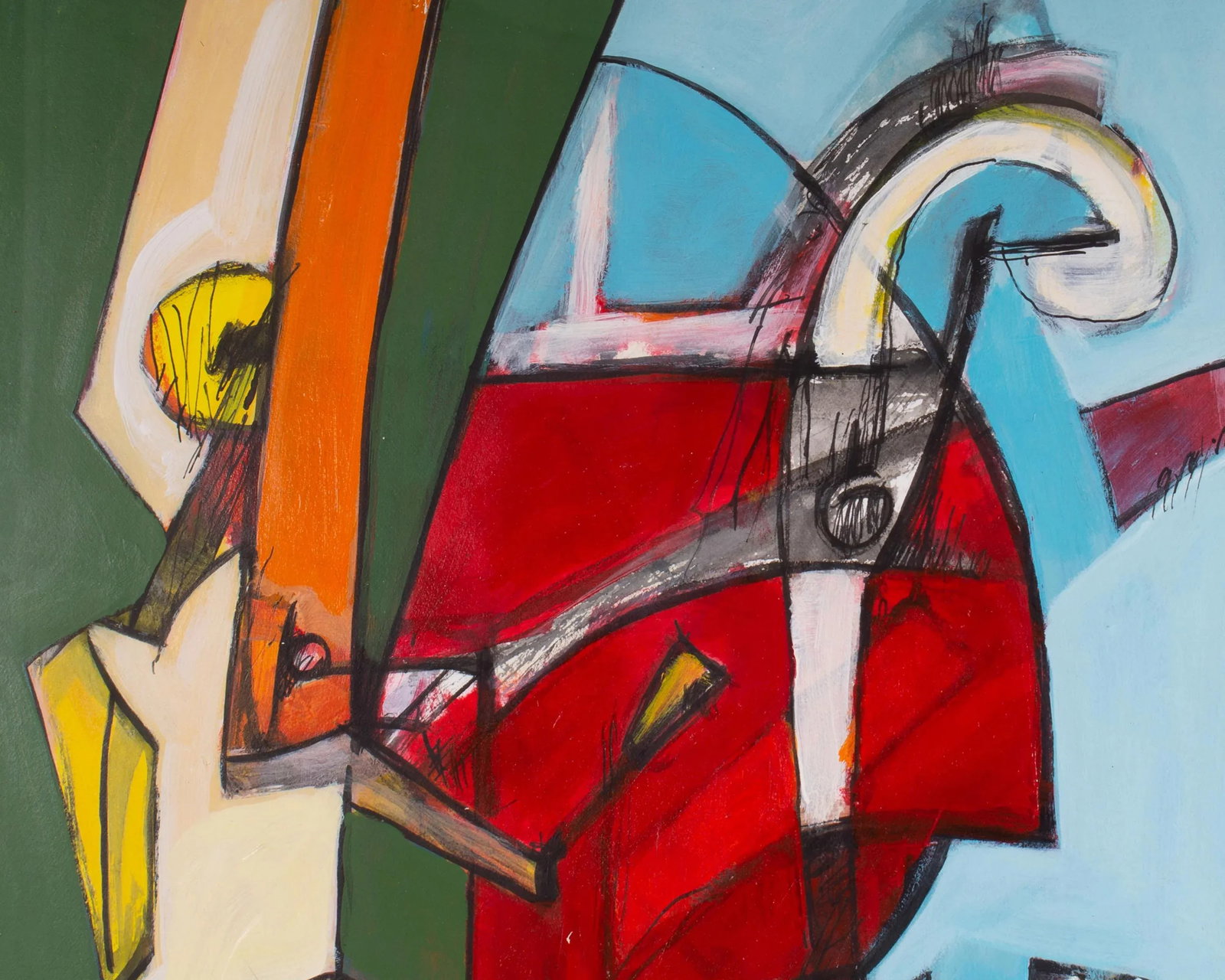 Abstract Mixed Media Painting by James L. Bruch - 7