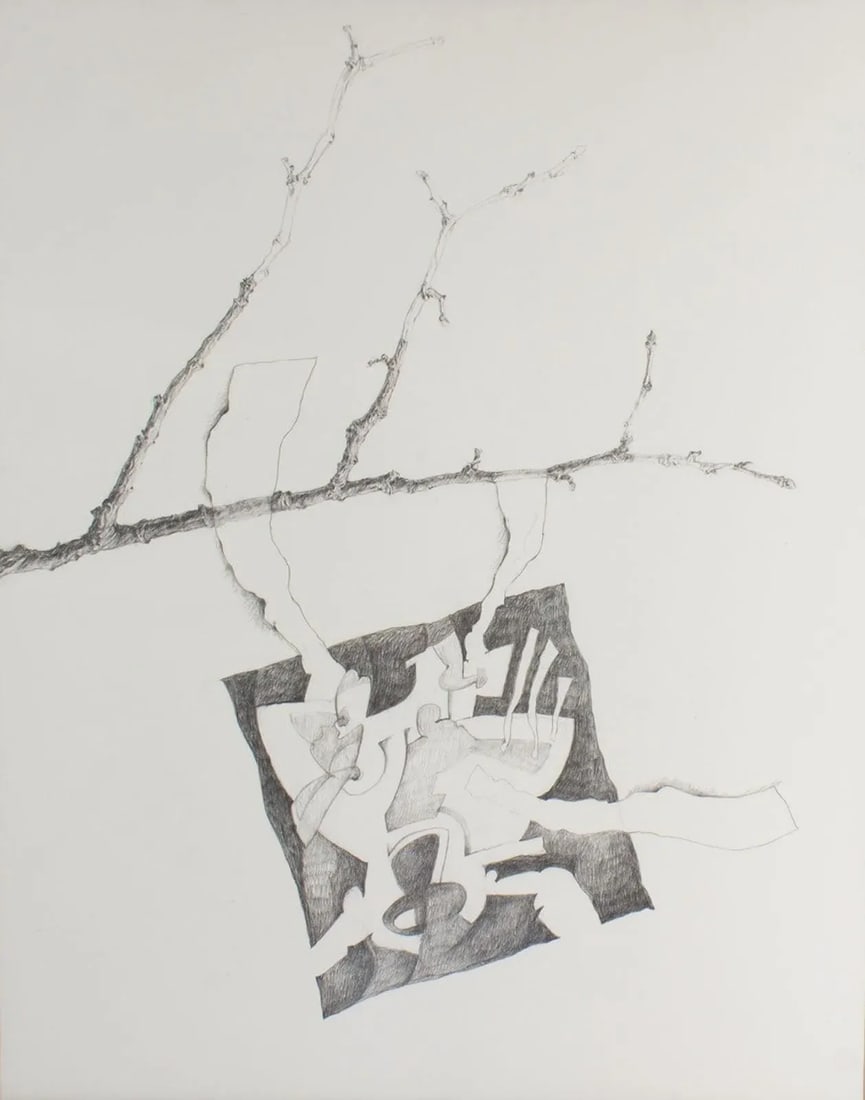 Abstract Charcoal Drawing by James L. Bruch - 2