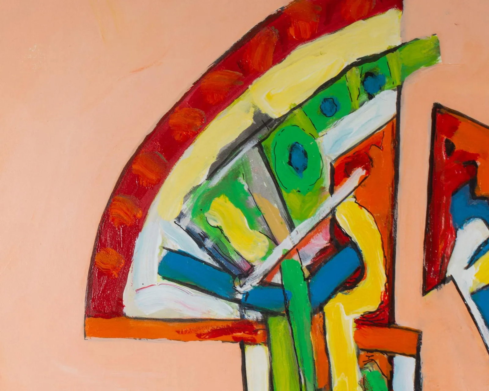 "What's on Your Mind?" Abstract Mixed Media Painting by James L. Bruch - 5