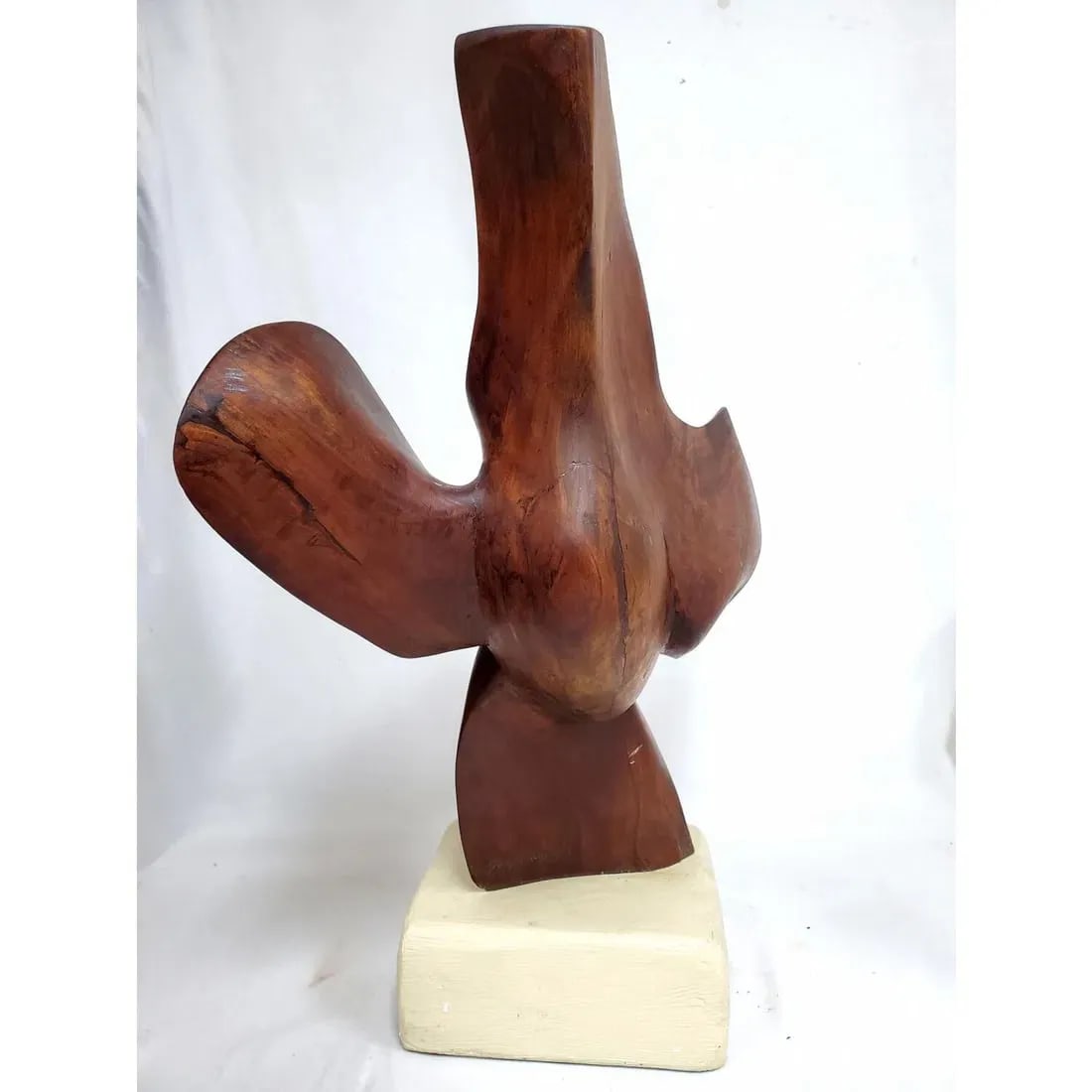 1970s William Sildar Carved Wood Sculpture, "Bird" - 3