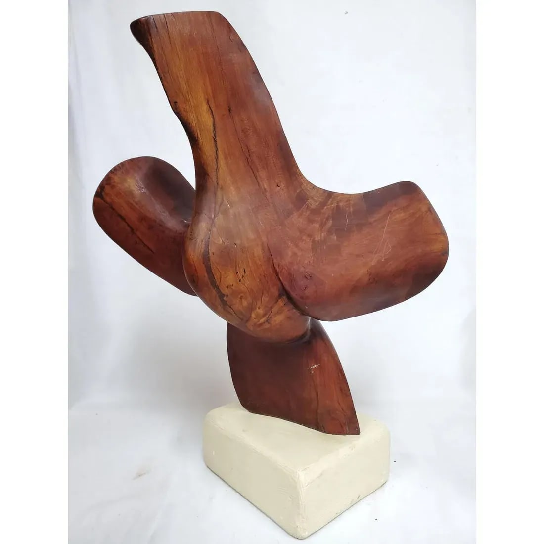 1970s William Sildar Carved Wood Sculpture, "Bird" - 4