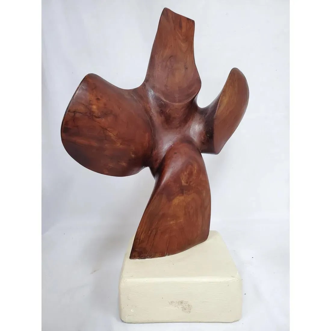 1970s William Sildar Carved Wood Sculpture, "Bird" - 7