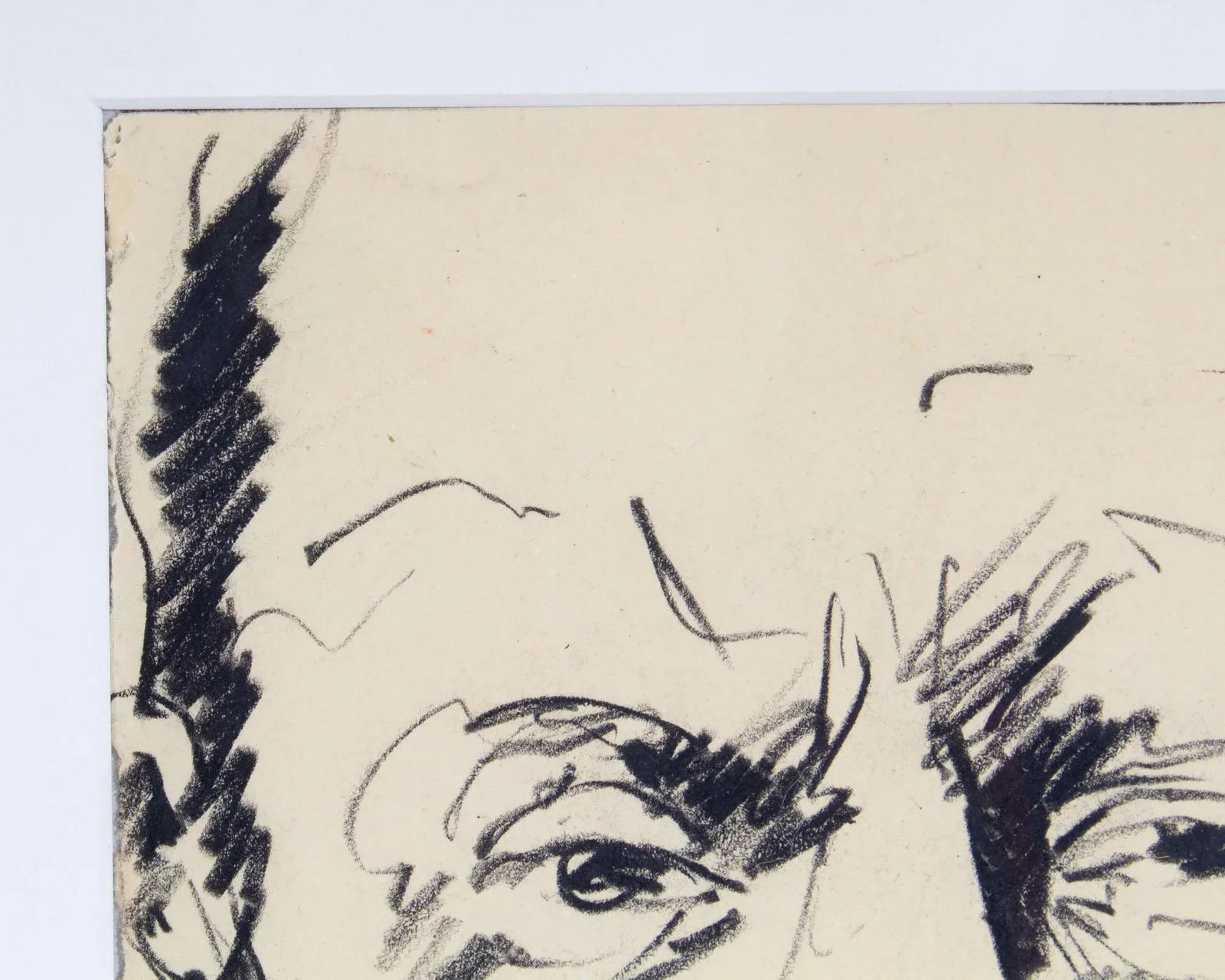 1960s Abstract Mixed Media Portrait Drawing by James L. Bruch - 6