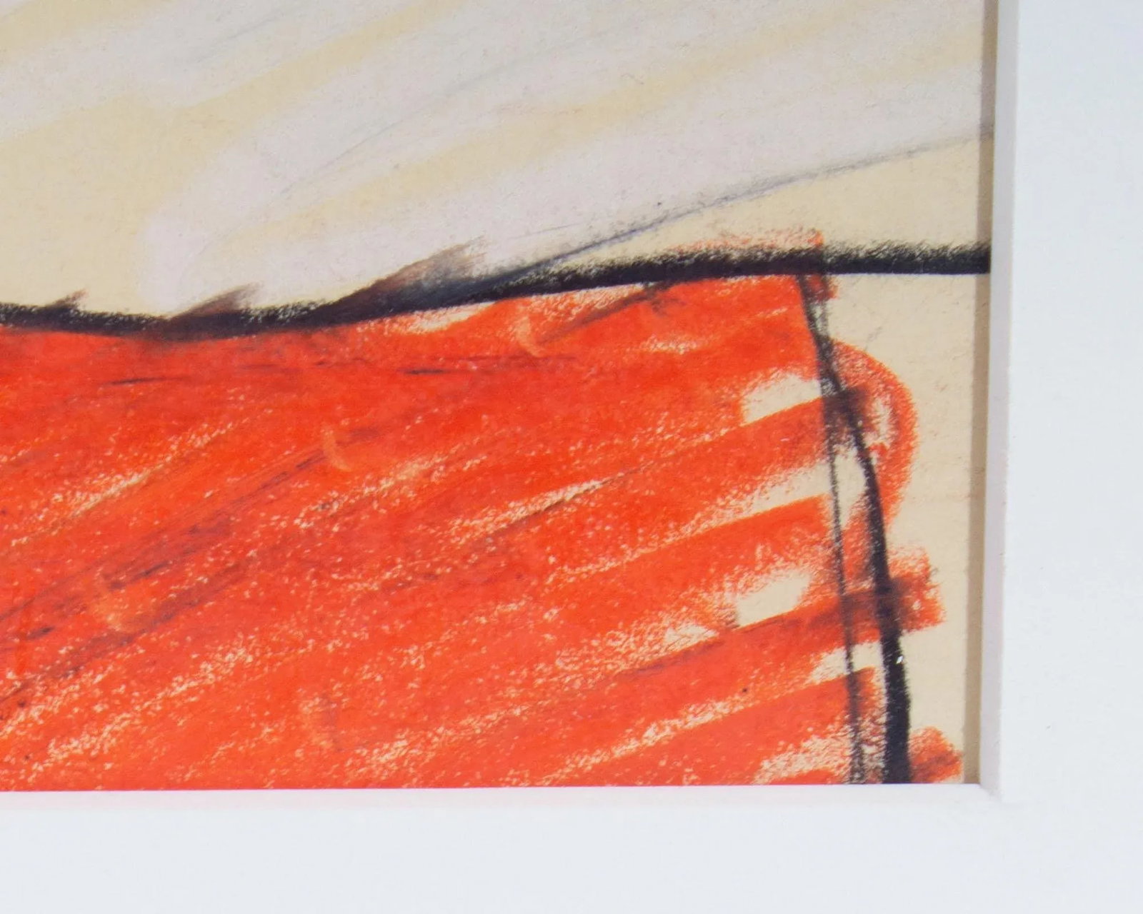 1960s Abstract Mixed Media Portrait Drawing by James L. Bruch - 7