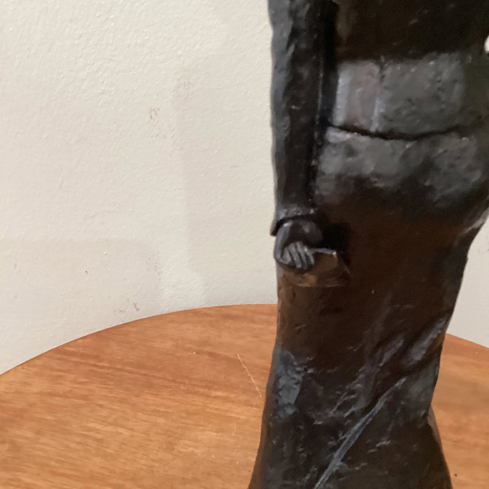Late 20th Century Metal Art Fashionable Women Sculpture " the Parisian Lady " by Nancy Tapp Circa 19 - 9