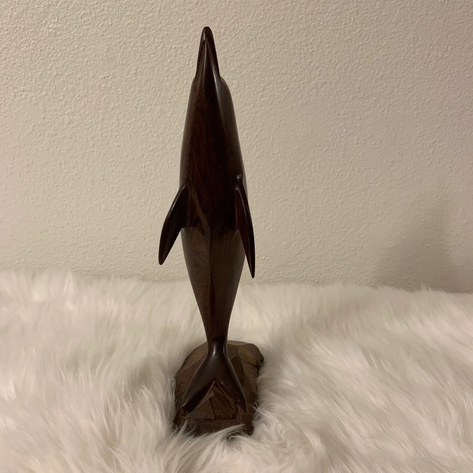 1970s Vintage Ironwood Dolphin Sculpture - 10