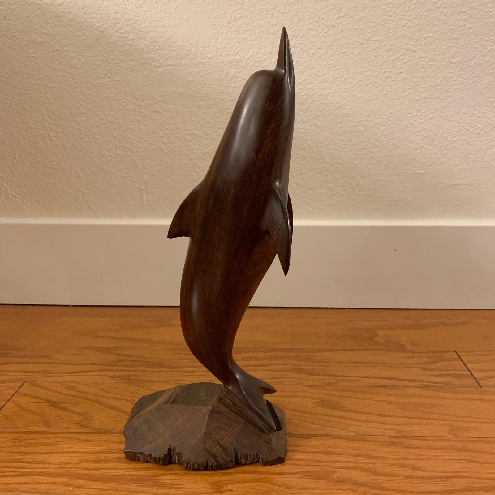 1970s Vintage Ironwood Dolphin Sculpture - 11