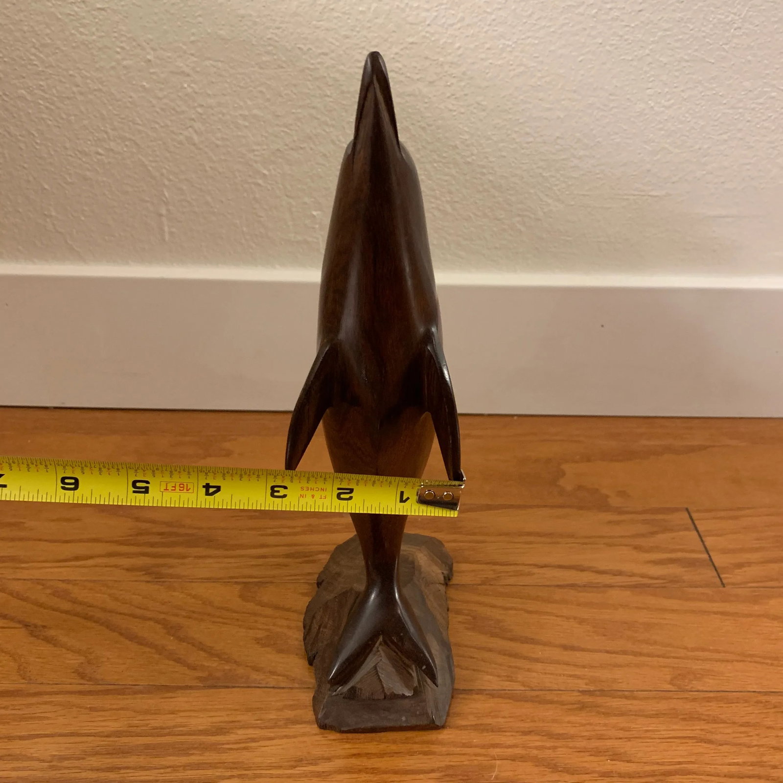 1970s Vintage Ironwood Dolphin Sculpture - 4