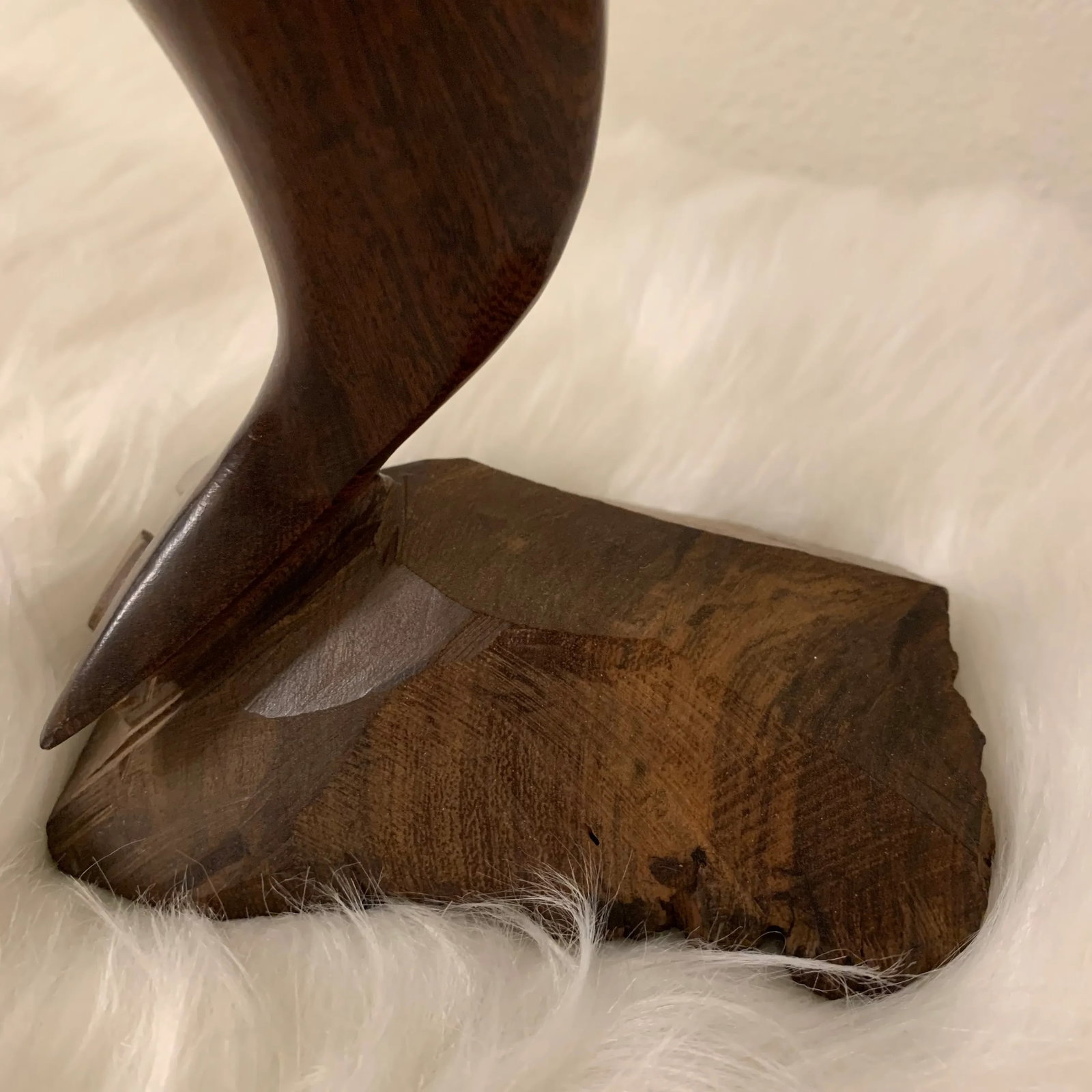 1970s Vintage Ironwood Dolphin Sculpture - 7