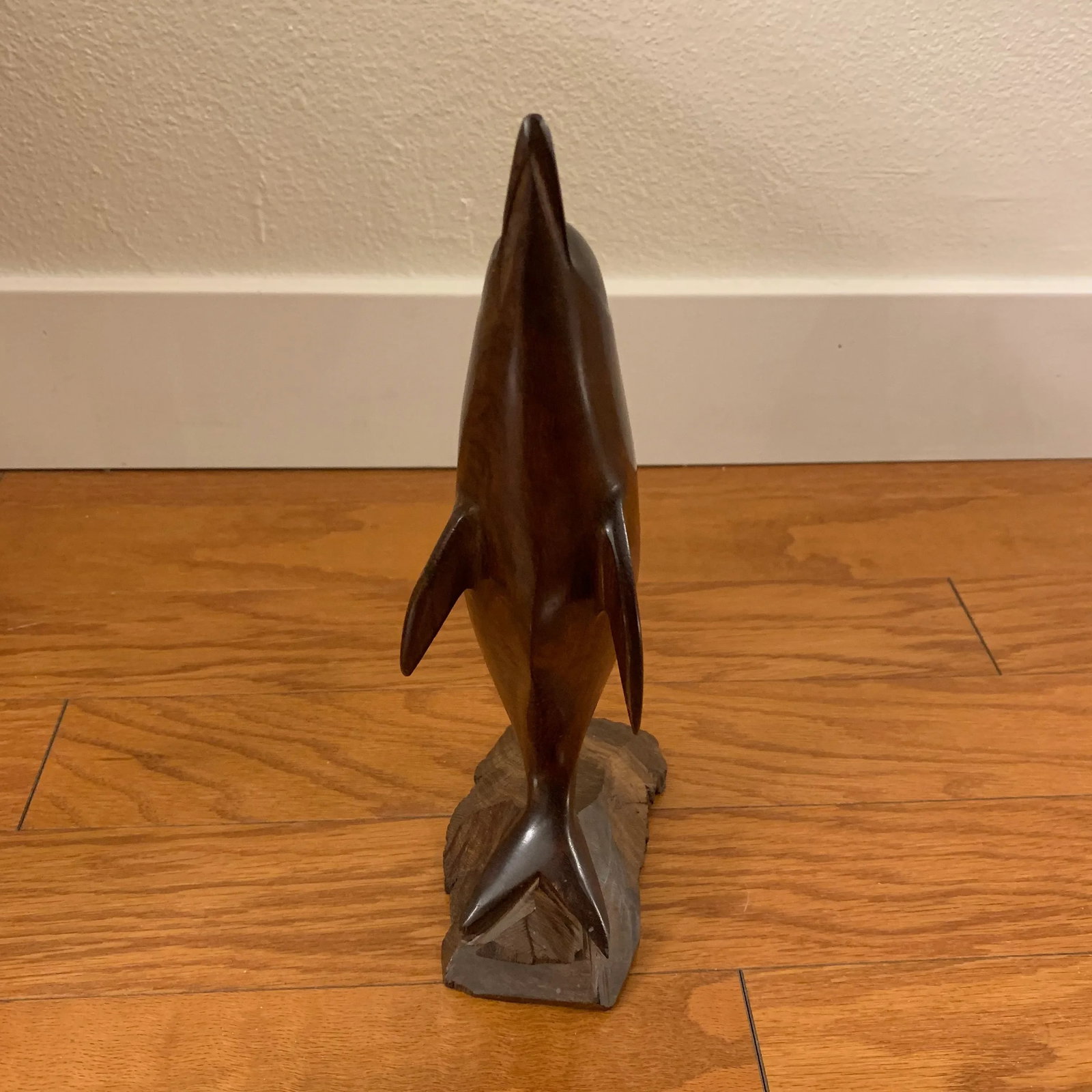 1970s Vintage Ironwood Dolphin Sculpture - 8