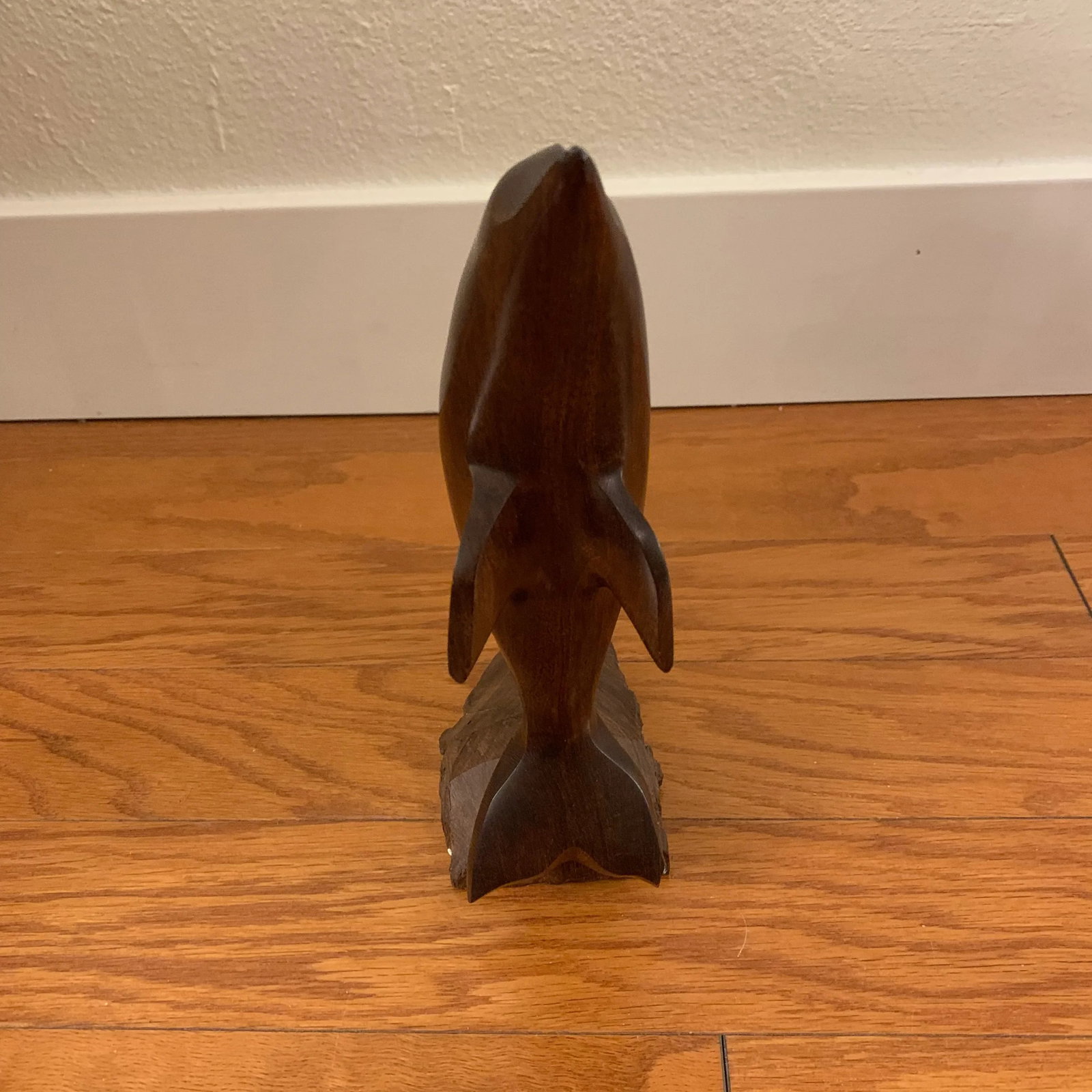 Vintage Ironwood Sculpture of a Dolphin - 6