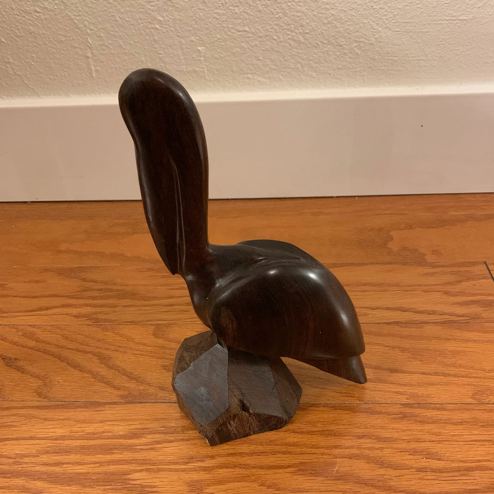 Vintage Ironwood Sculpture of a Crane - 8