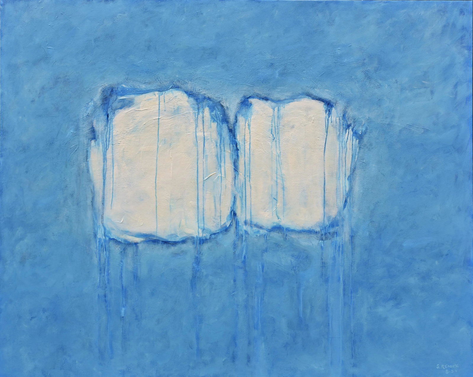Better Together, by Stephen Remick. Large Contemporary Acrylic Abstract Painting. - 2