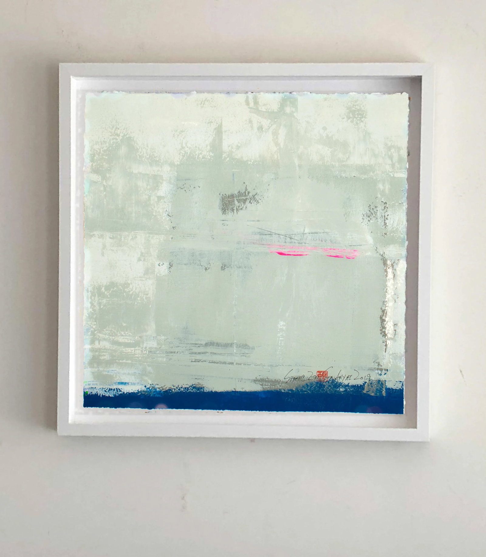 Abstract Expressionist Painting, Static 291 Deep Sea - 2
