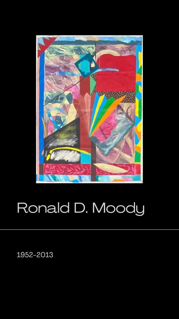 83"h Monumental XL Original Painting by Listed Artist Ronald D. Moody (Ron Moody) - 4