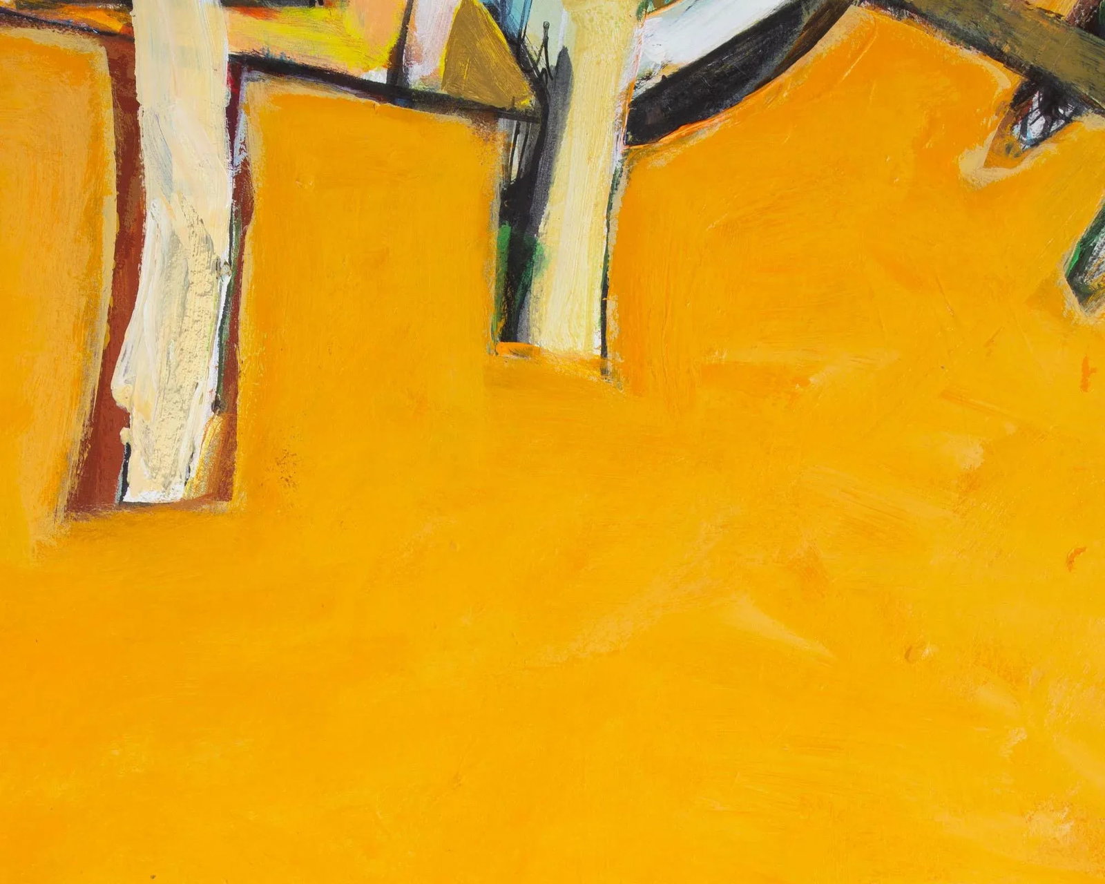 Abstract Acrylic on Paper Painting by James L. Bruch - 8