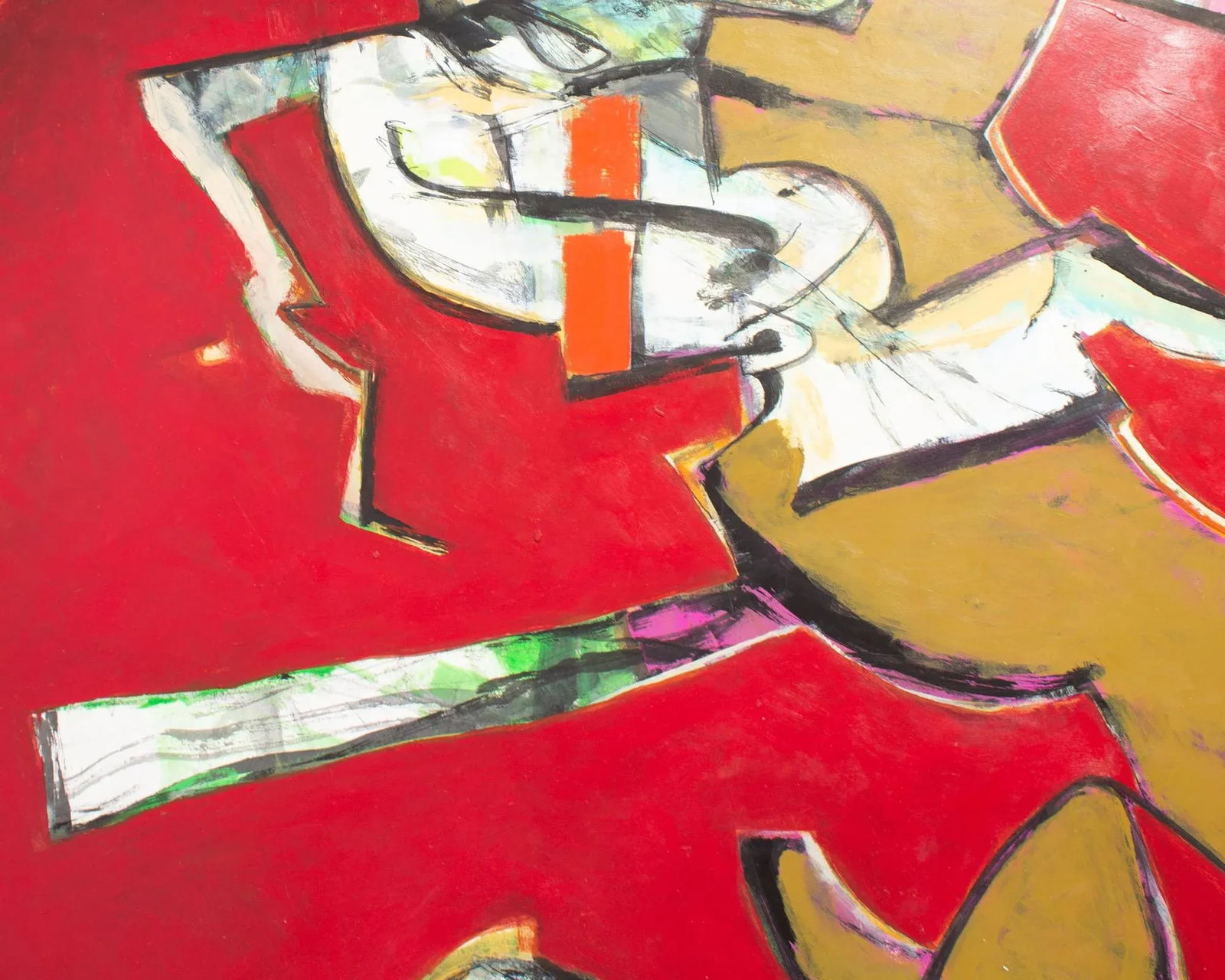Abstract Acrylic Painting on Paper by James L. Bruch - 4