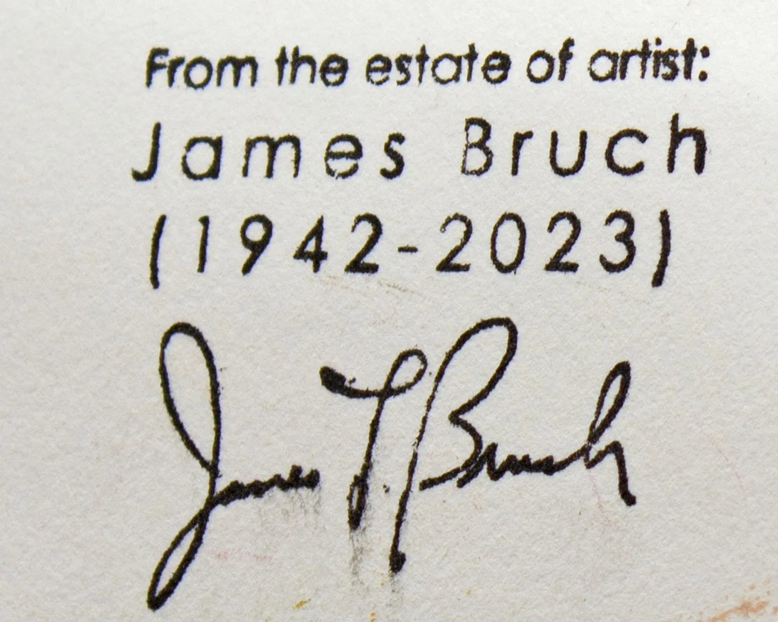 Abstract Acrylic Painting on Paper by James L. Bruch - 6