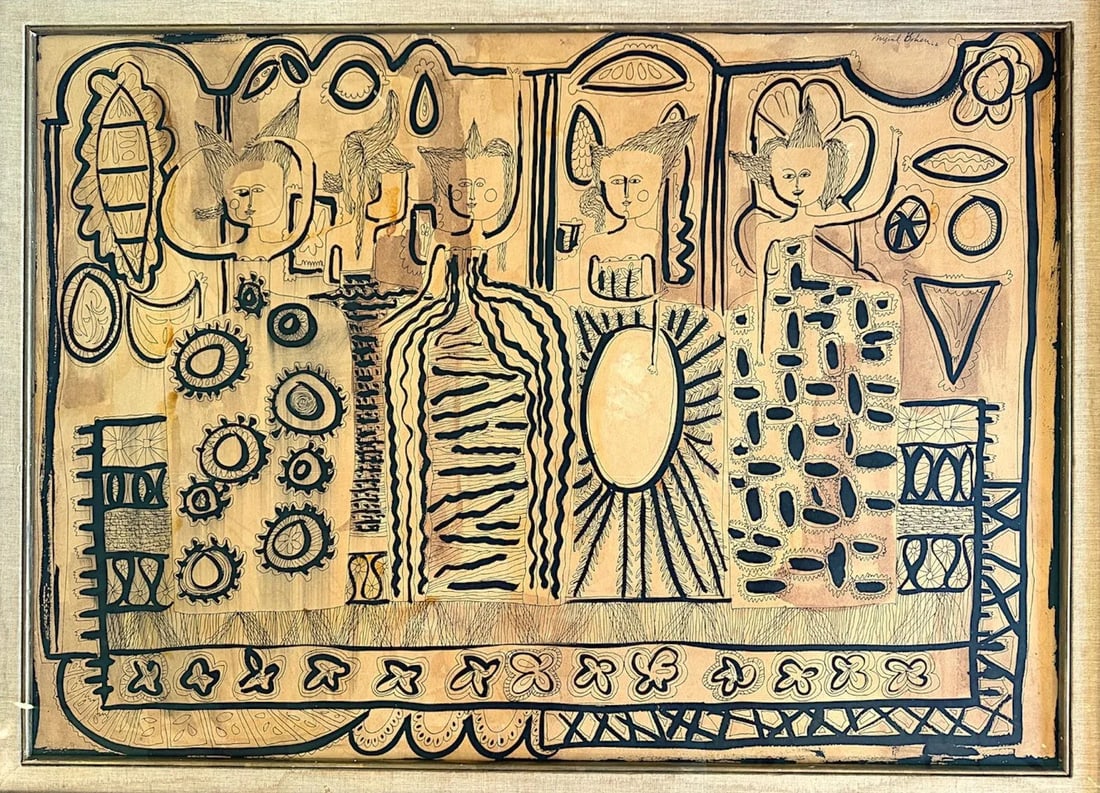 Abstract Art From a Michael S. Smith Installation, Actor Jim Belushi's Ca Estate - 2