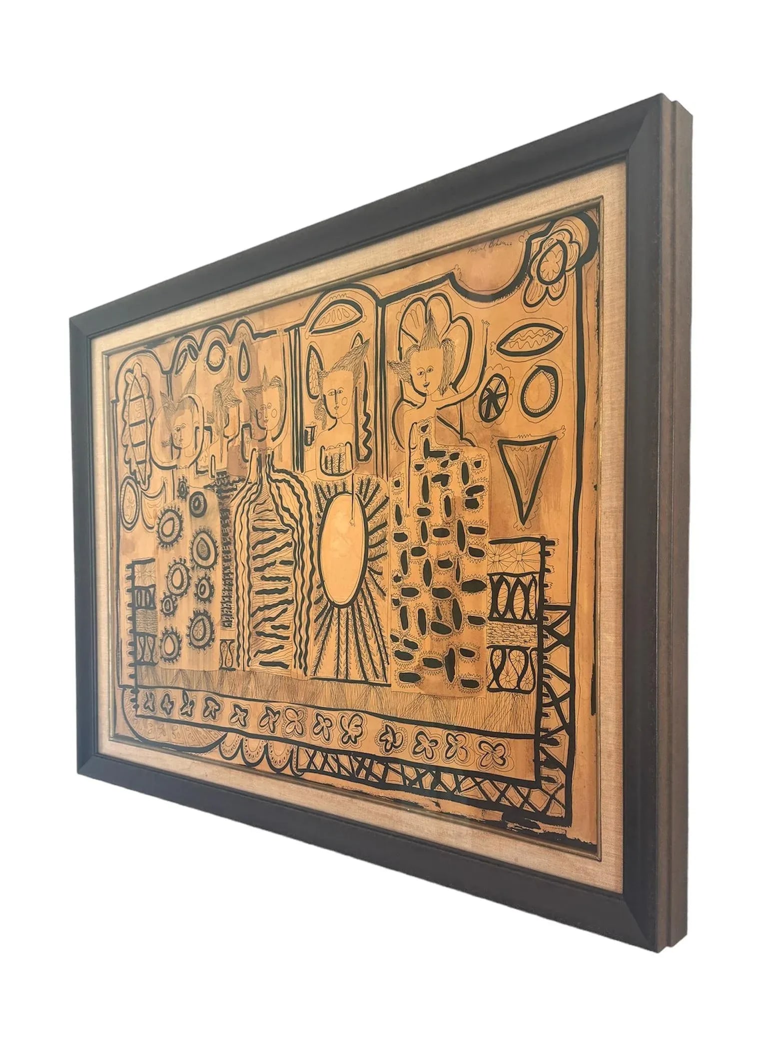 Abstract Art From a Michael S. Smith Installation, Actor Jim Belushi's Ca Estate - 3