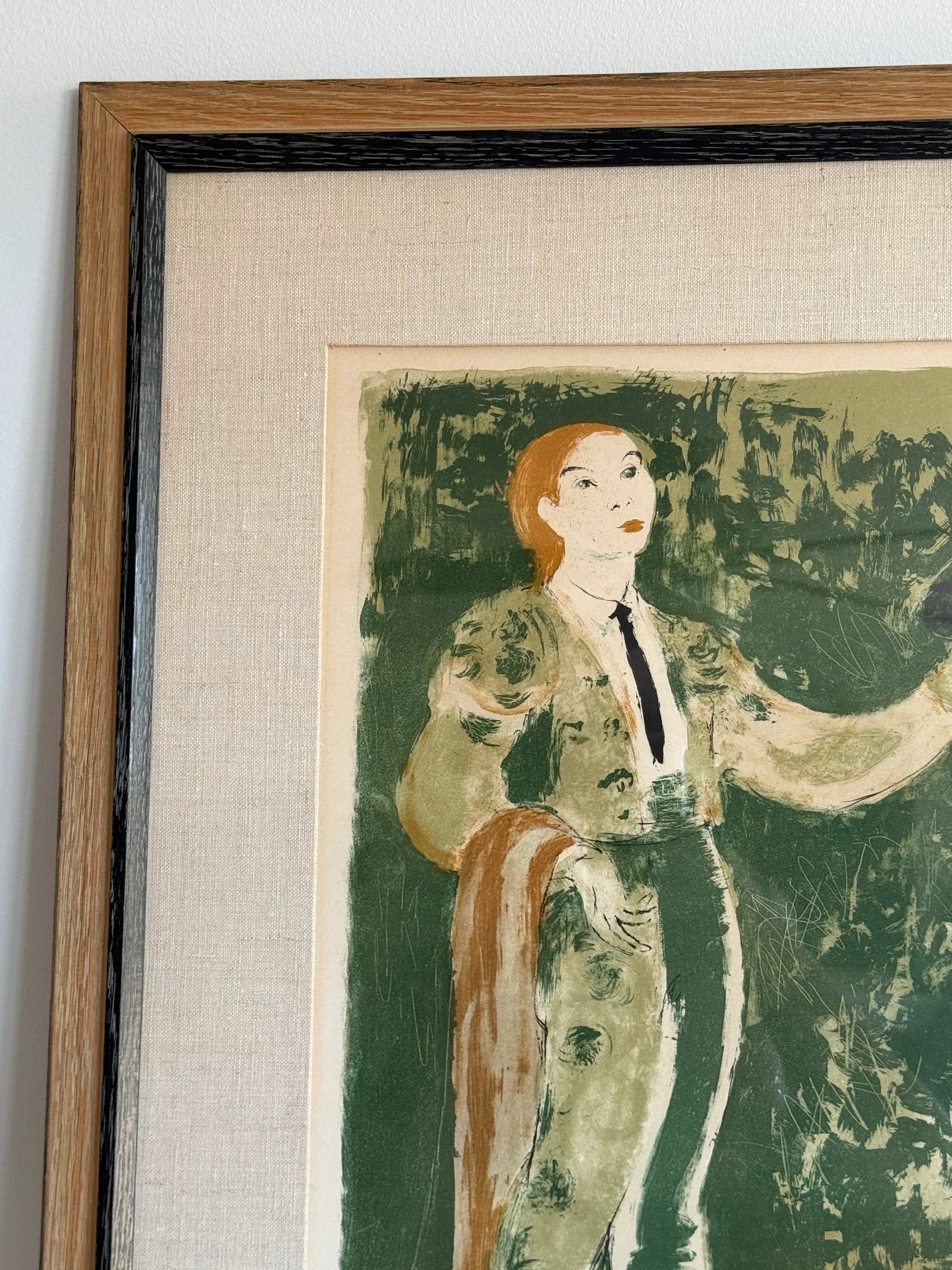 Matador by Christian Hughes Caillard Lithograph, 1950s - 2