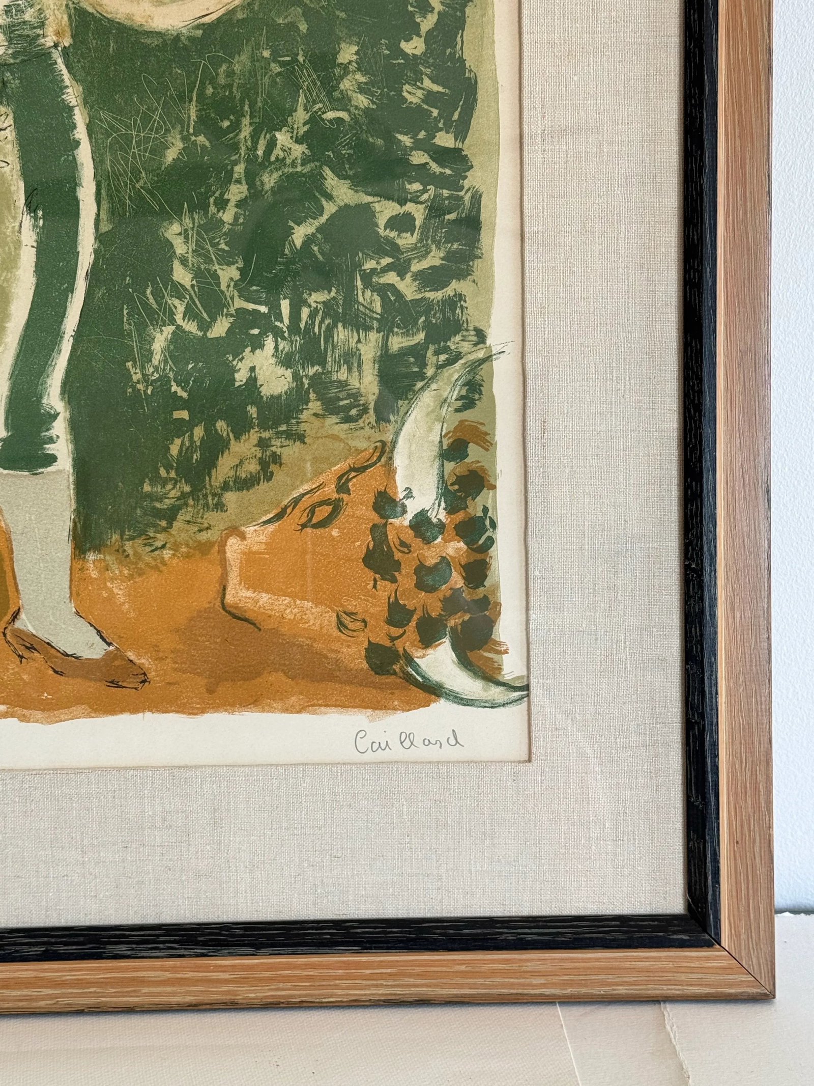 Matador by Christian Hughes Caillard Lithograph, 1950s - 4