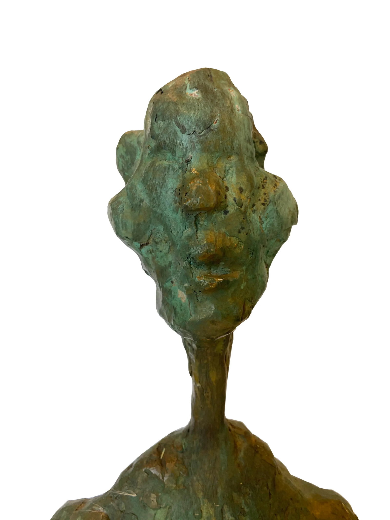 A Bronze Sculpture Styled After Giacometti - 2