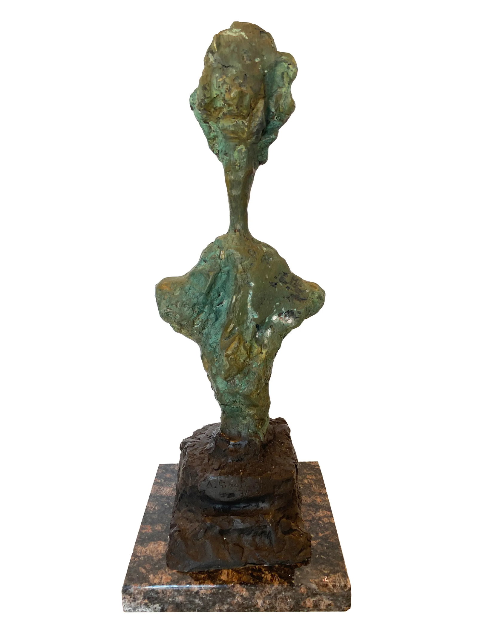 A Bronze Sculpture Styled After Giacometti - 3