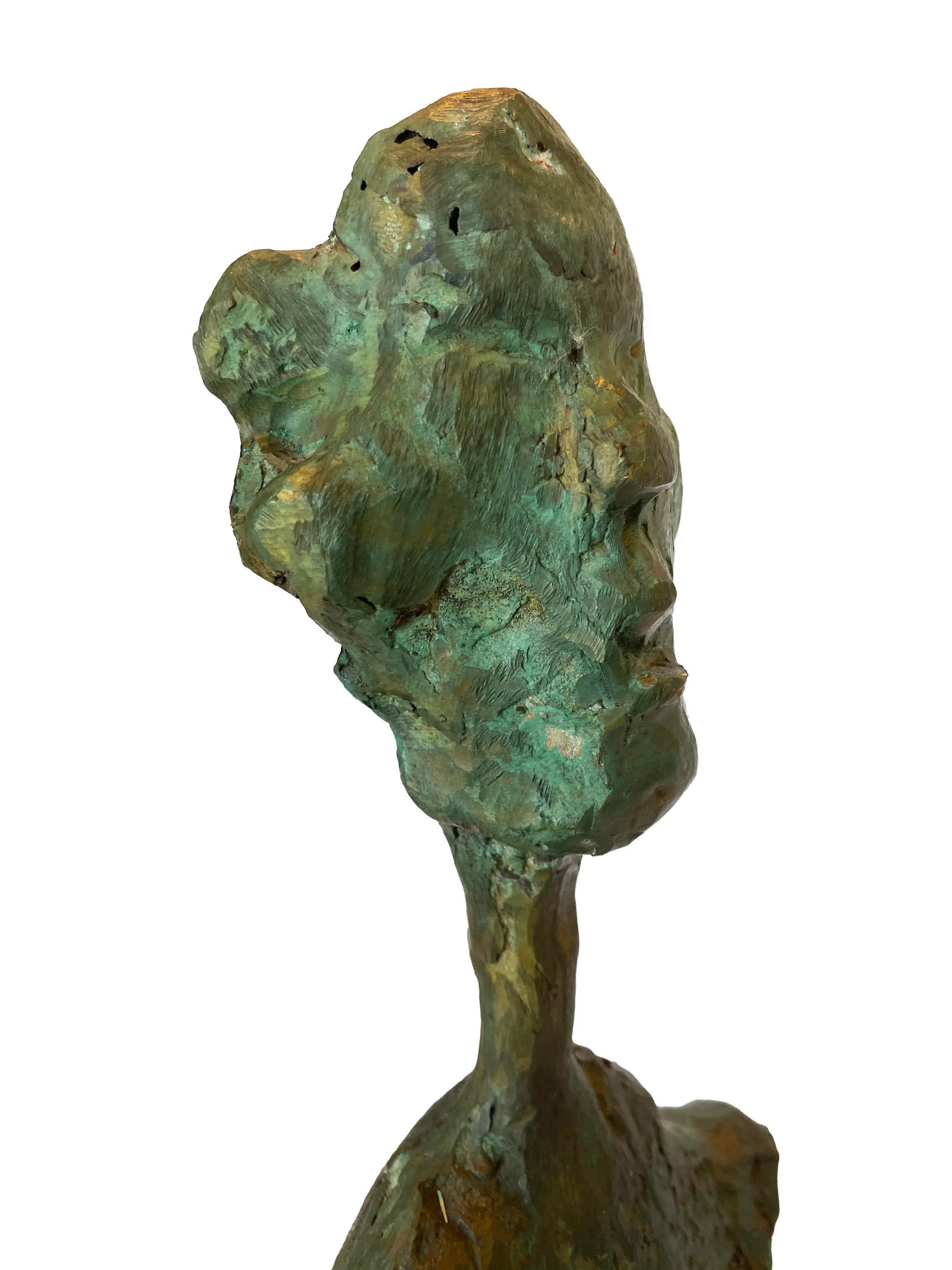 A Bronze Sculpture Styled After Giacometti - 4