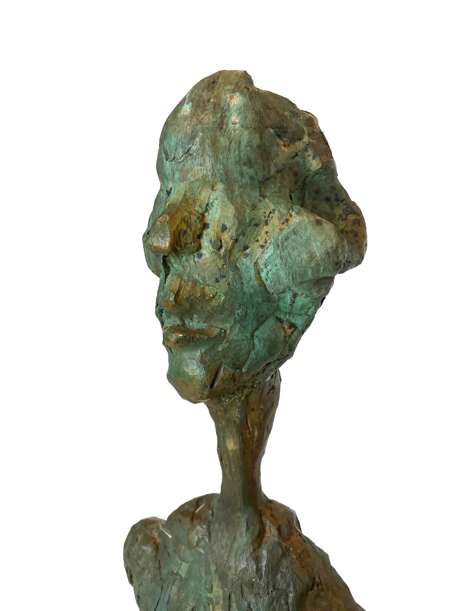 A Bronze Sculpture Styled After Giacometti - 5