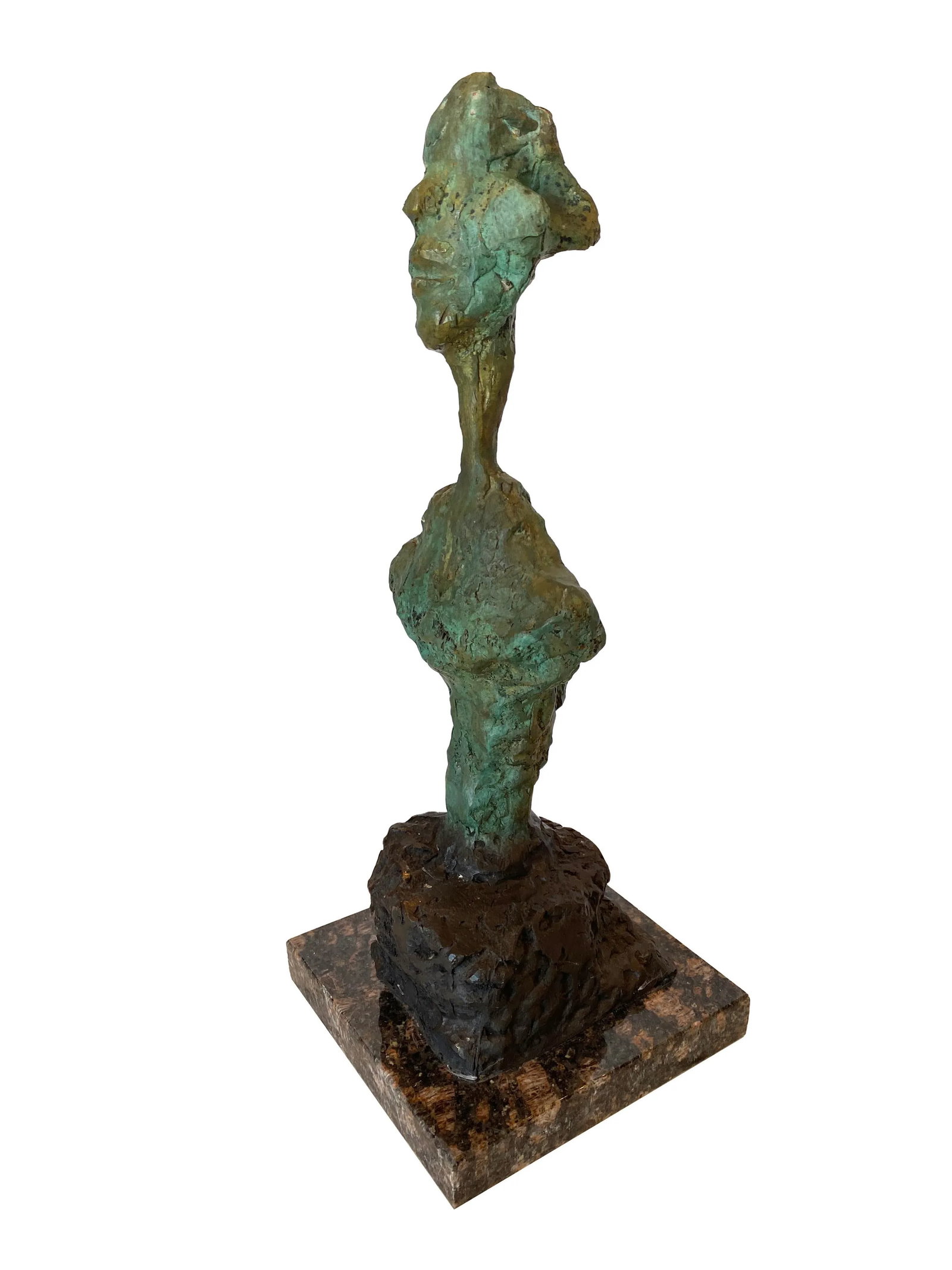A Bronze Sculpture Styled After Giacometti - 7