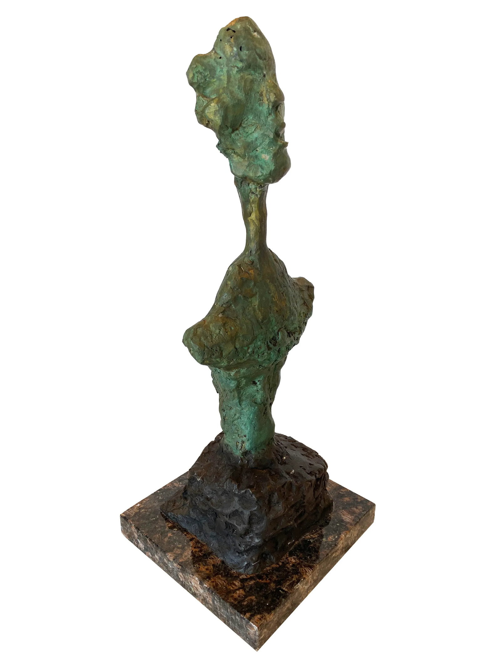 A Bronze Sculpture Styled After Giacometti - 9