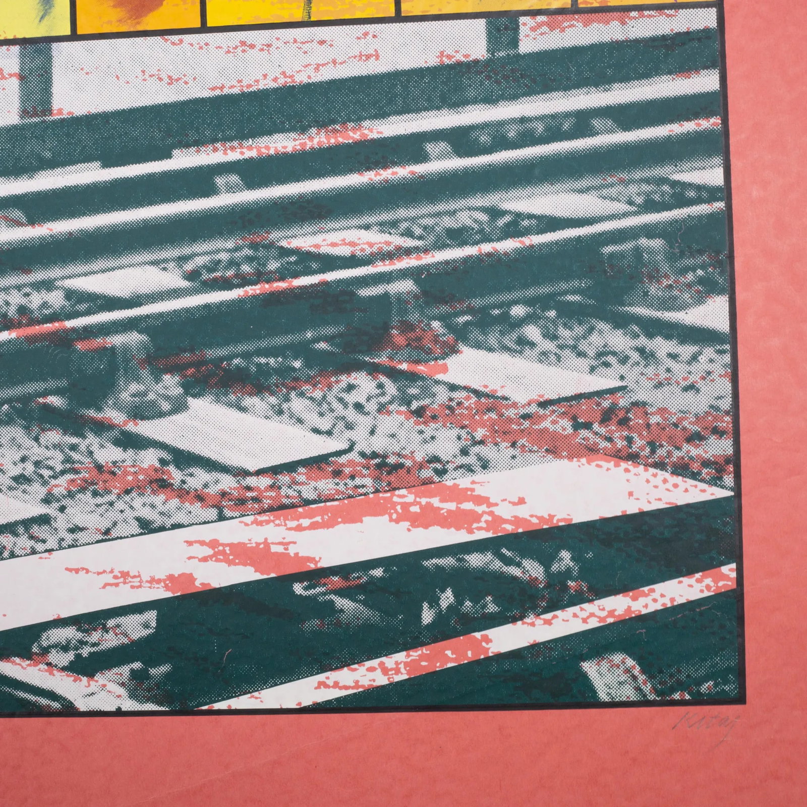 R B Kitaj, the Cultural Value of Fear, Distrust and Hypochondria, Edition of 70, Screenprint, 1964-1 - 2